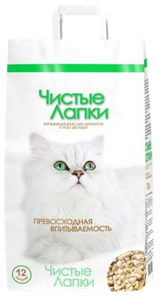 Чистые лапки Наполнитель Древесный (12 л) фото